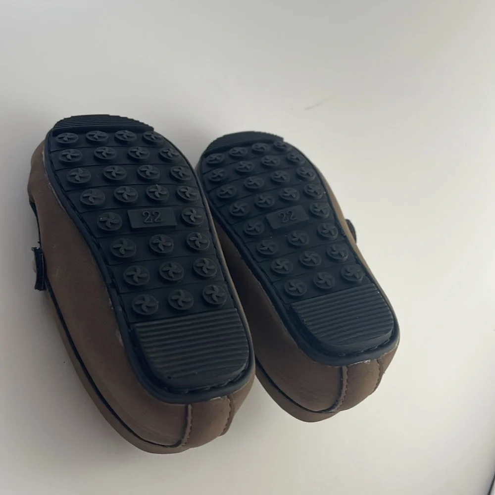 Chocolate Brown Soft Loafers kids size Euro size 22